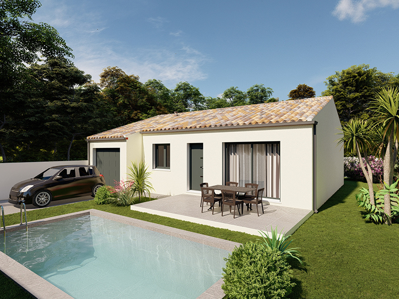Modèle Mars - Maison T4 de 80m²