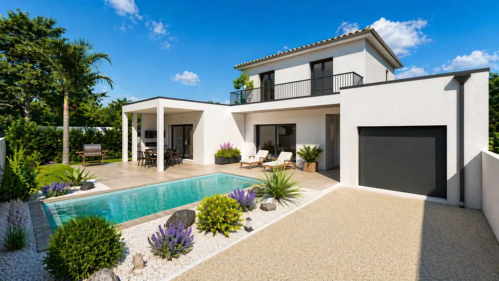 Maison T4 avec terrain – Bessan