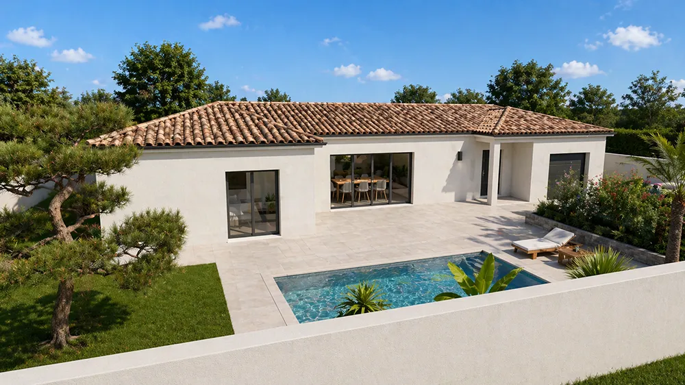 Maison T4 avec terrain – Le Pouget