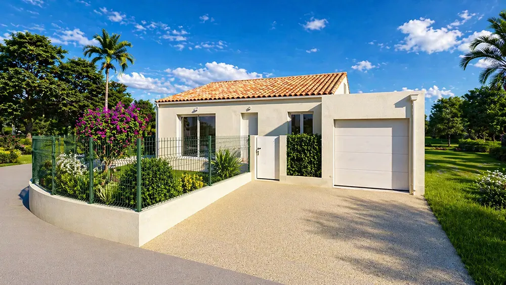 Maison T4 avec terrain –  Pouzolles