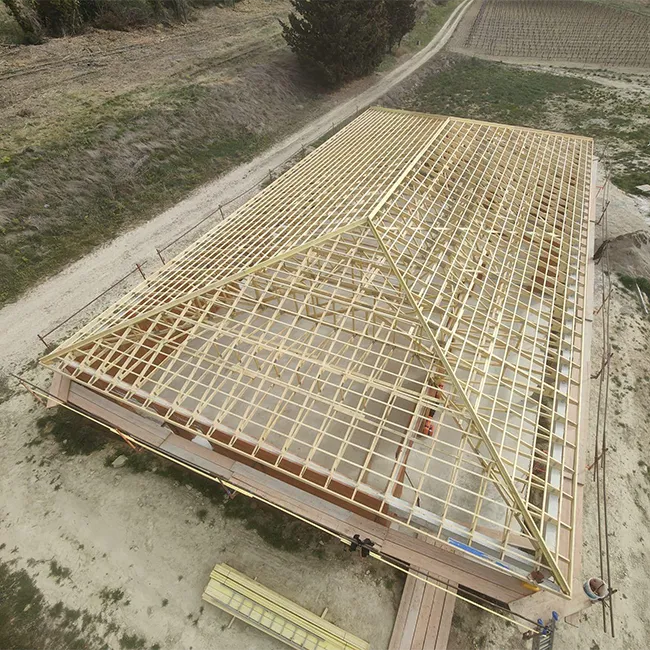 capestang chantier etape 2 charpente toiture Nos réalisations