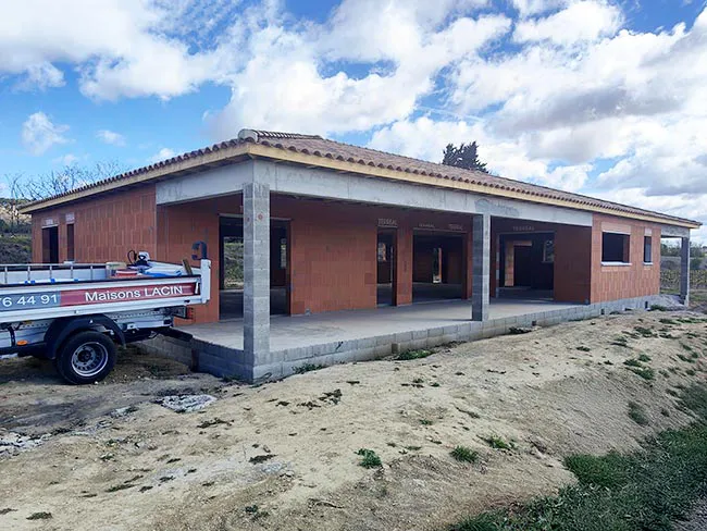 capestang chantier etape 4 gros oeuvre couvert Nos réalisations