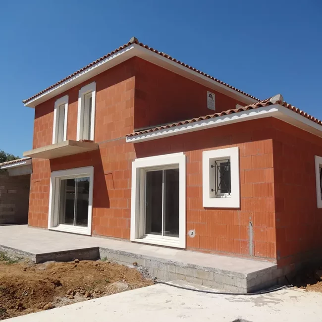 Construction maison -étage - terrasse