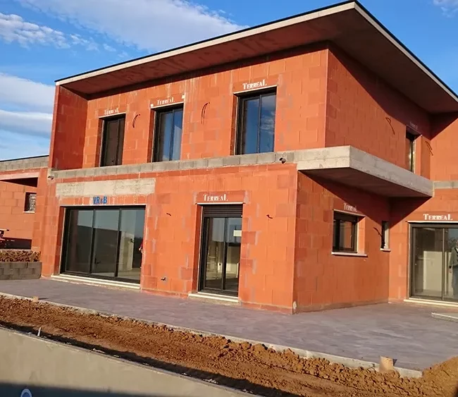 Construction villa moderne - étage