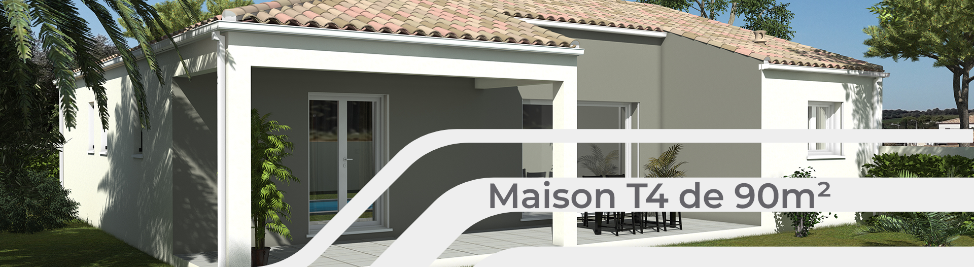 Modèle Cassiopée - Maison T4 avec garage de 90m²