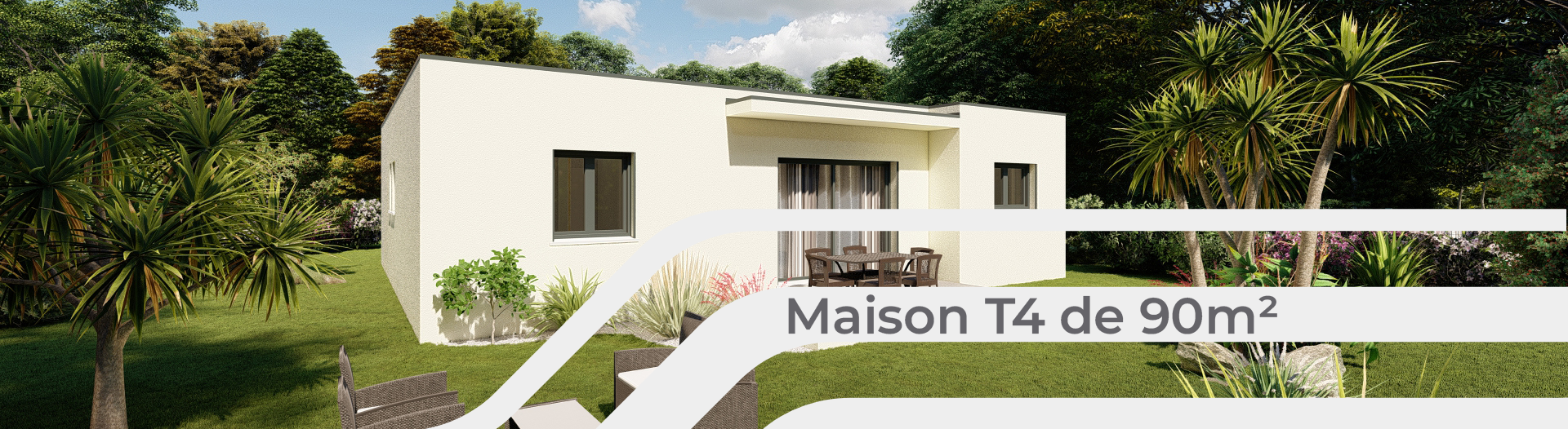 Modèle Persée- Maison T4 de 90m²
