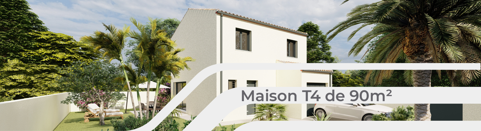 Modèle Vénus - Maison T4 de 90m²